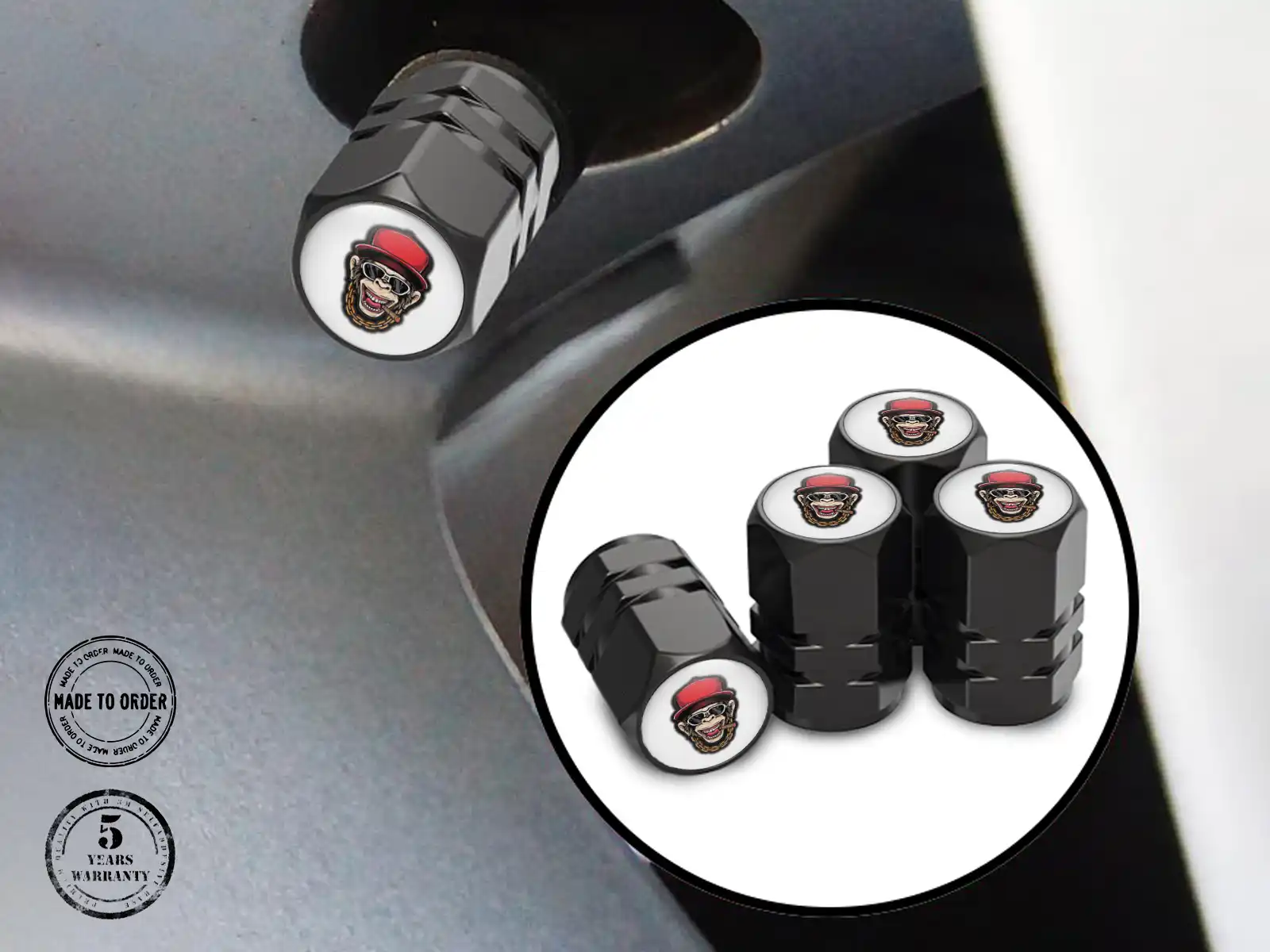 Tapones para Válvulas Motocicleta Estilo Carreras